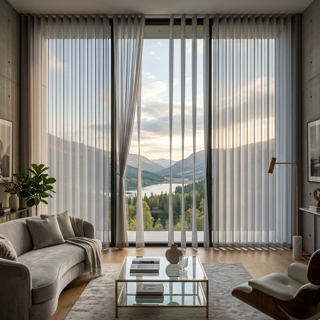 Ataşehir Dikey Tül Perde (Smart Perde)