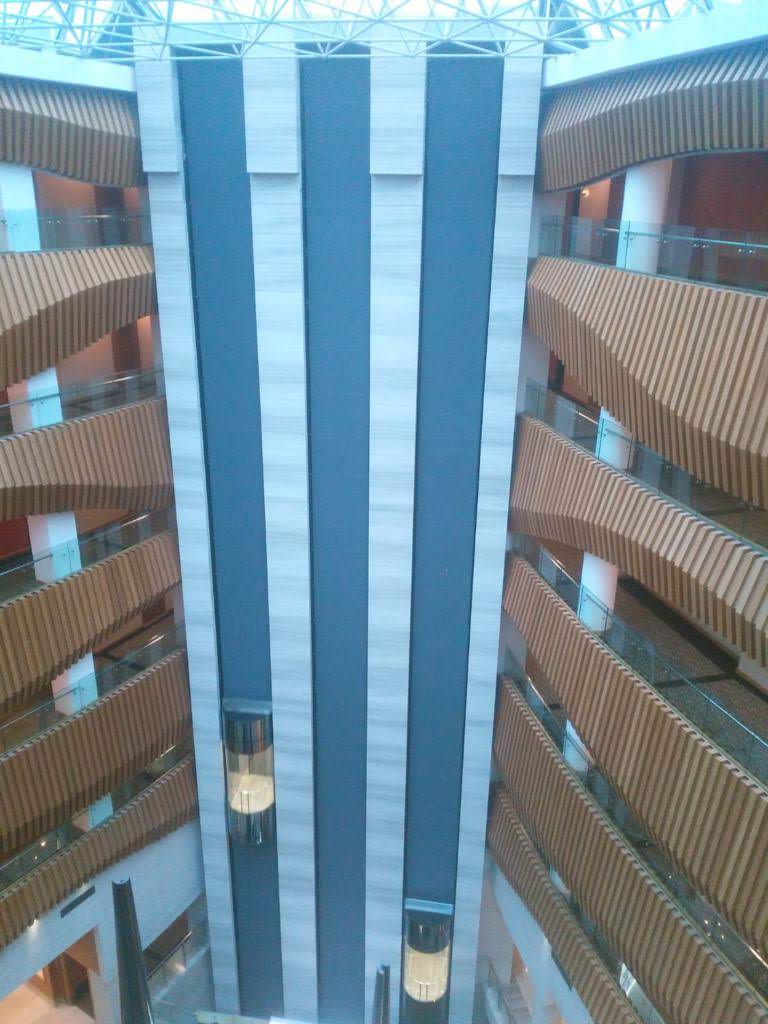 Baskılı Panoramik Asansör Perdesi