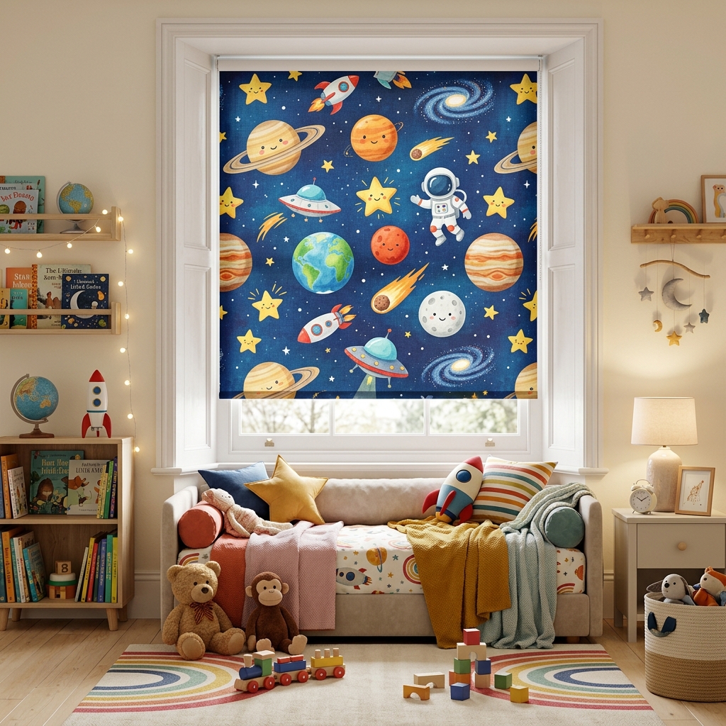 Baskılı Stor Perde - Görsel 1